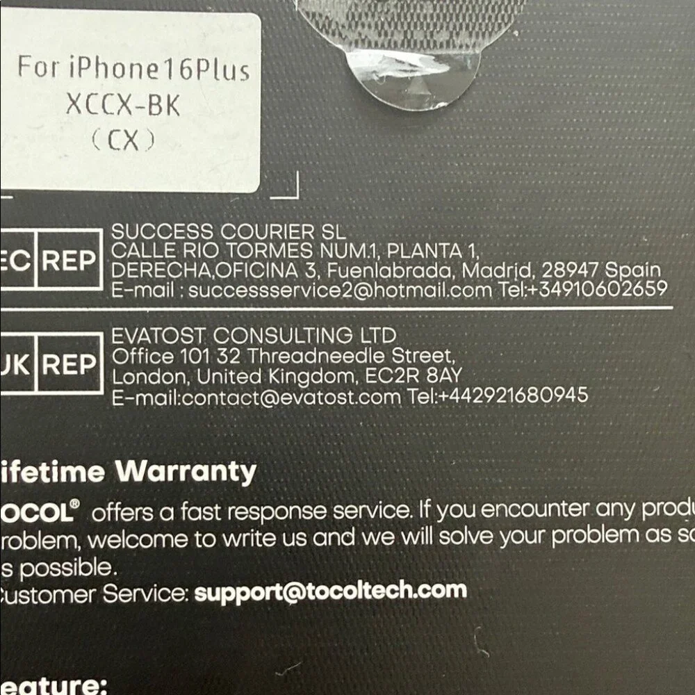 Set of 3 - Apple iPhone 16 Plus Case - Black and Gray - New in Box